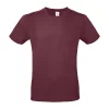 B&C #E150 UNISEX T-SHIRT (L, Burgundy)