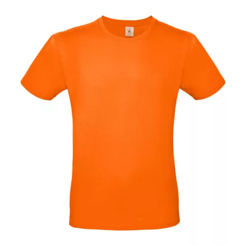 B&C #E150 UNISEX T-SHIRT (M, Orange)