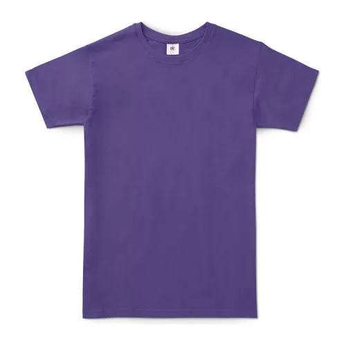 B&C #E150 UNISEX T-SHIRT (3XL, Radiant Purple)