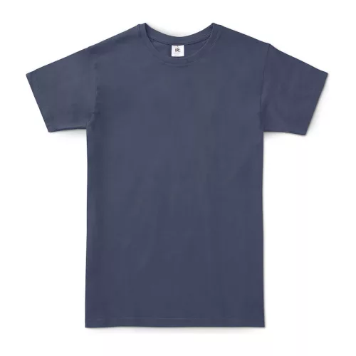 B&C #E150 UNISEX T-SHIRT (M, Denim)