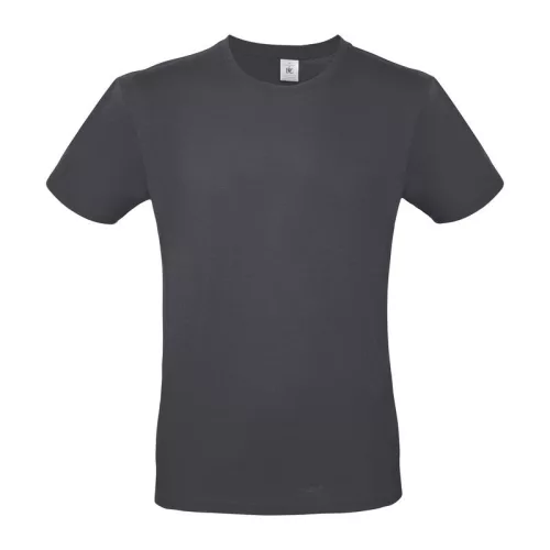 B&C #E150 UNISEX T-SHIRT (L, Dark Grey)