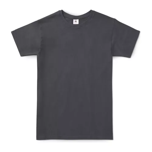 B&C #E150 UNISEX T-SHIRT (L, Dark Grey)