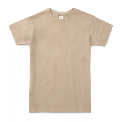 B&C #E150 UNISEX T-SHIRT (S, Sand)