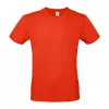 B&C #E150 UNISEX T-SHIRT (XS, Fire Red)