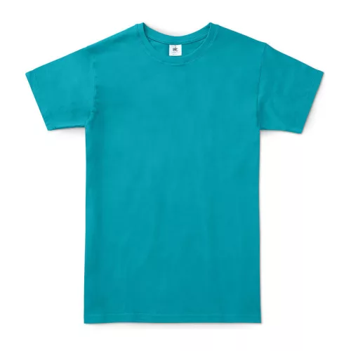 B&C #E150 UNISEX T-SHIRT (3XL, Real Turquoise)