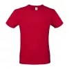 B&C #E150 UNISEX T-SHIRT (M, Deep Red)