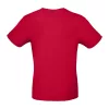 B&C #E150 UNISEX T-SHIRT (M, Deep Red)