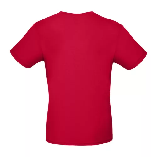B&C #E150 UNISEX T-SHIRT (M, Deep Red)