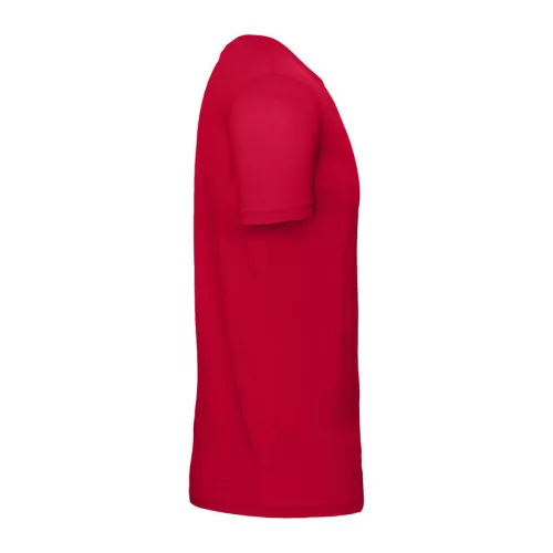 B&C #E150 UNISEX T-SHIRT (M, Deep Red)
