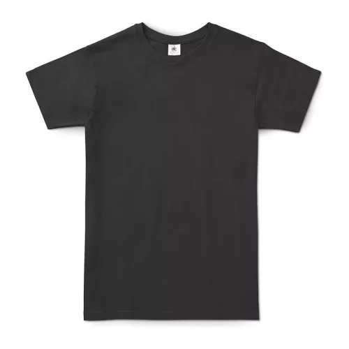 B&C #E150 UNISEX T-SHIRT (2XL, Used Black)
