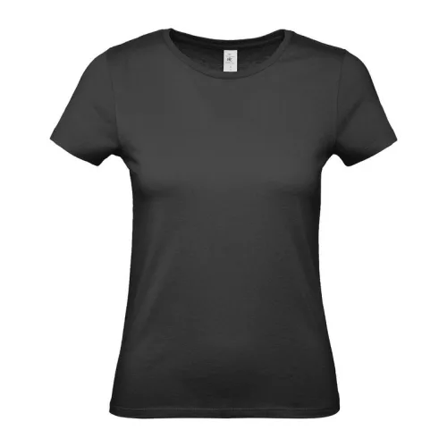 B&C #E150 WOMEN T-SHIRT (3XL, Black)