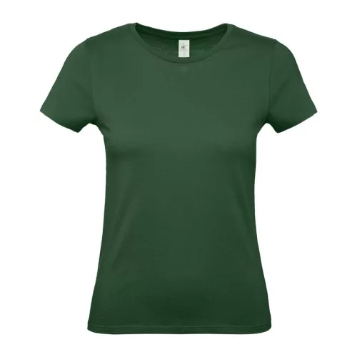 B&C #E150 WOMEN T-SHIRT (M, Bottle Green)