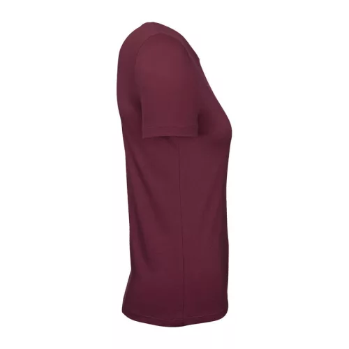 B&C #E150 WOMEN T-SHIRT (M, Burgundy)