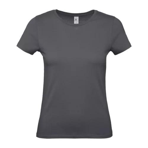 B&C #E150 WOMEN T-SHIRT (M, Dark Grey)