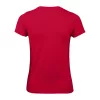 B&C #E150 WOMEN T-SHIRT (M, Deep Red)
