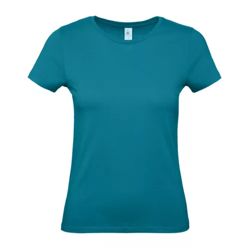 B&C #E150 WOMEN T-SHIRT (S, Diva Blue)