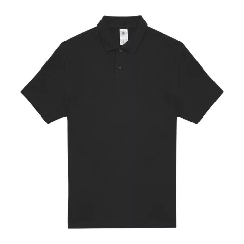 ID.001 galléros póló (S, Black)