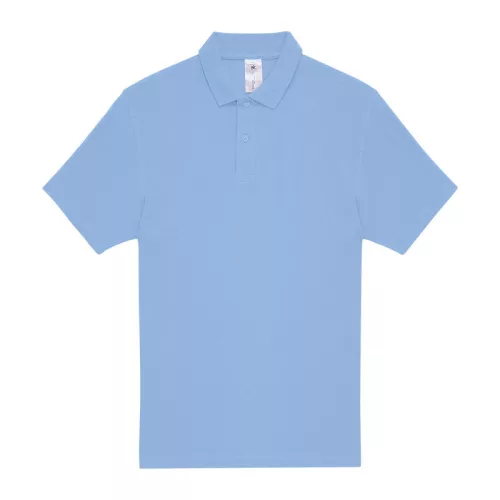 ID.001 galléros póló (4XL, Light Blue)