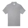 ID.001 galléros póló (2XL, Heather Grey)