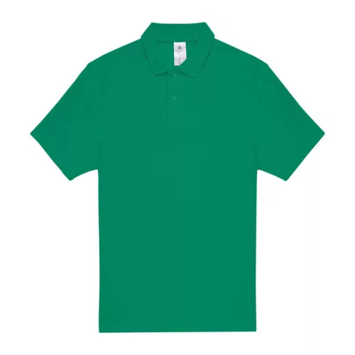 ID.001 galléros póló (XL, Kelly Green)