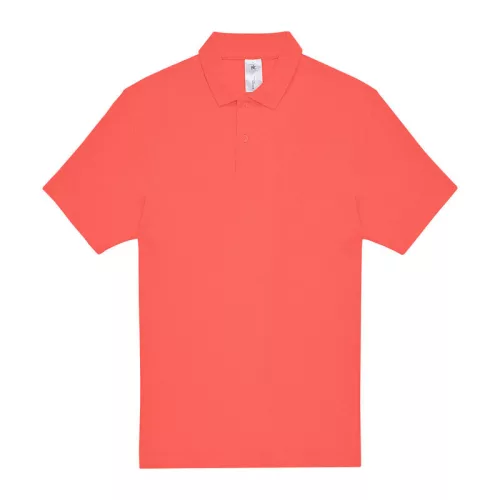 ID.001 galléros póló (3XL, Pixel Coral)
