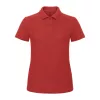 ID.001 női galléros póló (2XL, Red)
