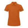 ID.001 női galléros póló (M, Orange)
