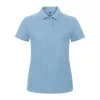 ID.001 női galléros póló (2XL, Light Blue)