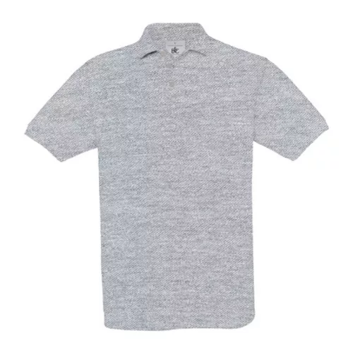 ID.001 női galléros póló (XL, Heather Grey)