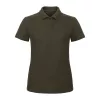 ID.001 női galléros póló (XS, Brown)