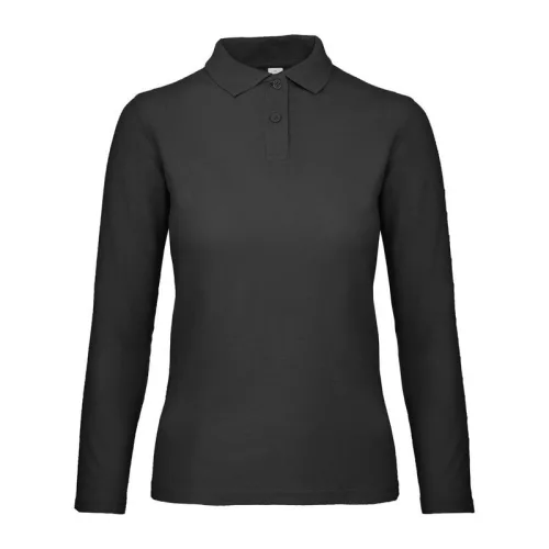 B&C ID.001 LSL /WOMEN (2XL, Black)