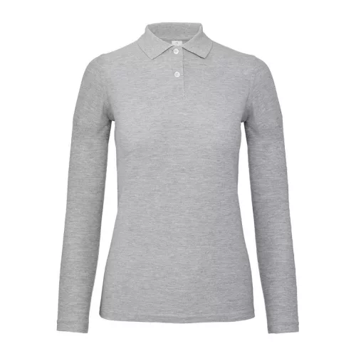 B&C ID.001 LSL /WOMEN (3XL, Heather Grey)