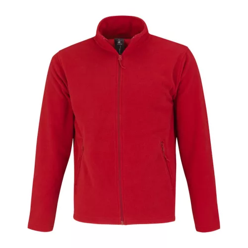 FULL ZIP MICRO-FLEECE MEN (L, Red)