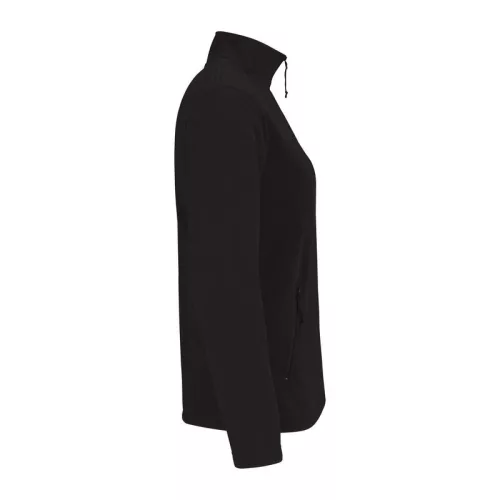 FULL ZIP MICRO-FLEECE WOMEN (M, Black)