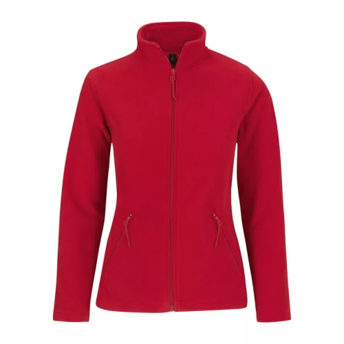 FULL ZIP MICRO-FLEECE WOMEN (2XL, Red)