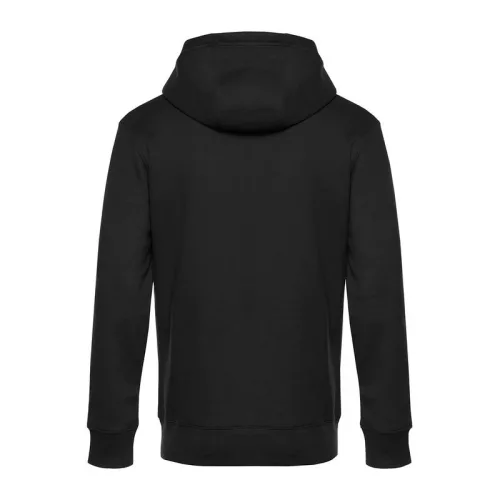 B&C KING ZIPPED HOOD (4XL, Black Pure)