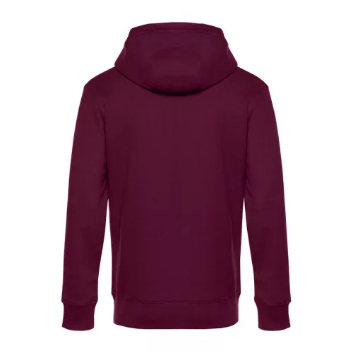B&C KING ZIPPED HOOD (XS, Cherry Red)