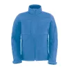 HOODED SOFTSHELL MEN (S, Azure)