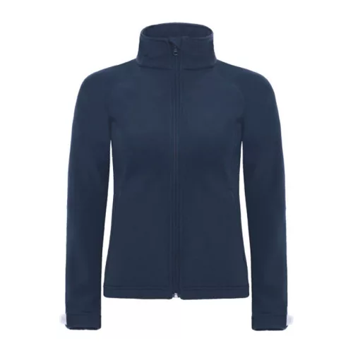 HOODED SOFTSHELL WOMEN (XL, Navy)