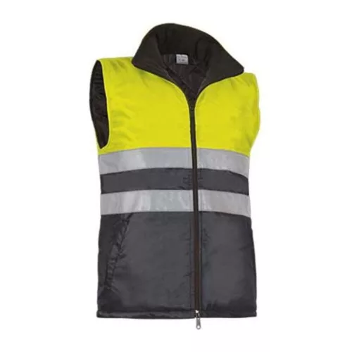 HIGHWAY mellény (S, Neon Yellow-Charcoal Grey)