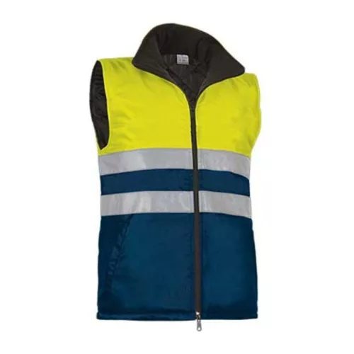 HIGHWAY mellény (2XL, Neon Yellow-Orion Navy Blue)