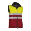 HIGHWAY mellény (M, Neon Yellow-Lotto Red)
