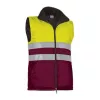 HIGHWAY mellény (M, Neon Yellow-Mahogany Garnet)