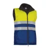 HIGHWAY mellény (XL, Neon Yellow-Bluish Blue)