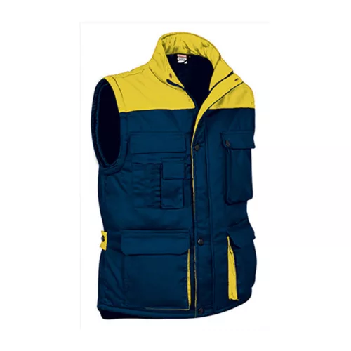 THUNDER mellény (S, Orion Navy Blue-Lemon Yellow)