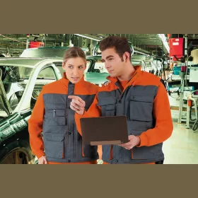 THUNDER mellény (2XL, Orion Navy Blue-Apple Green)