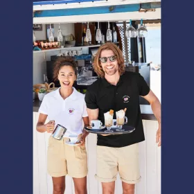 65/35 POLO (M, Navy)