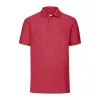 65/35 POLO (XL, Heather Red)