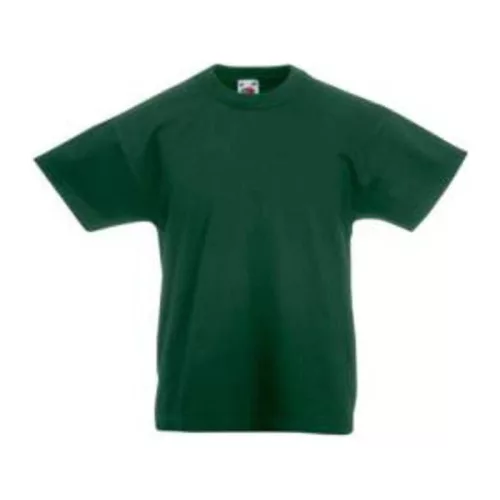 KIDS VALUEWEIGHT T (3/4, Bottle Green)