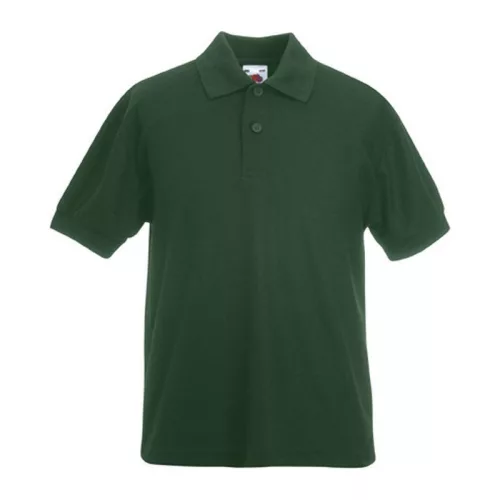 KIDS 65/35 POLO (3/4, Bottle Green)
